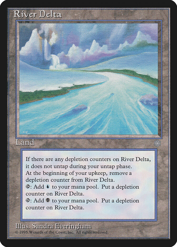 River Delta card front