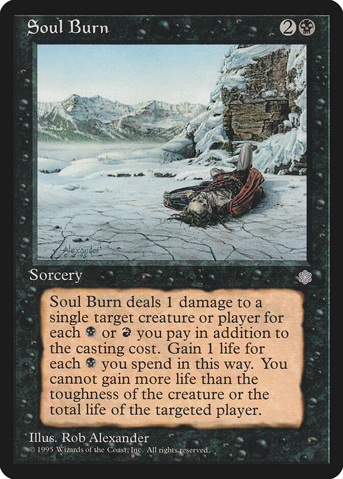 Soul Burn card front