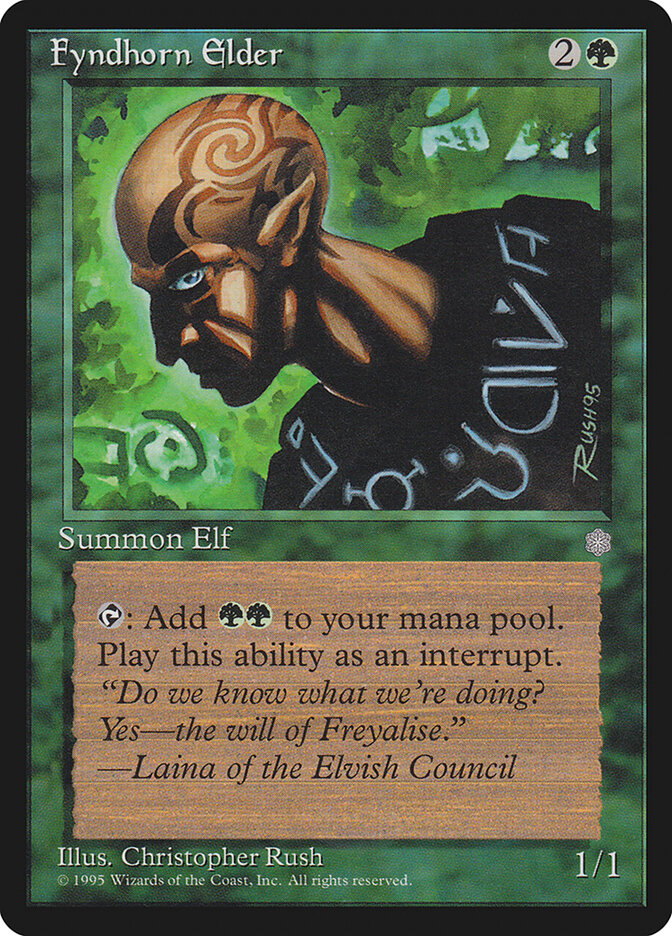 Fyndhorn Elder card front