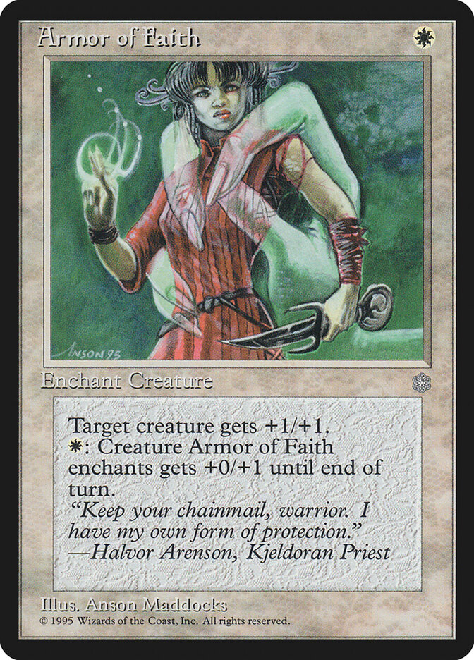 Armor of Faith card front