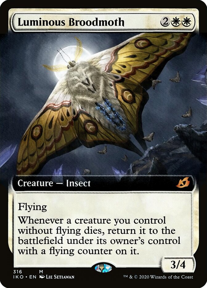 Luminous Broodmoth card front