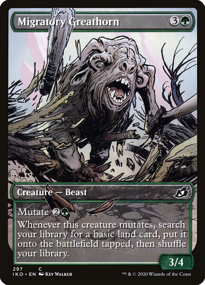 Migratory Greathorn card front