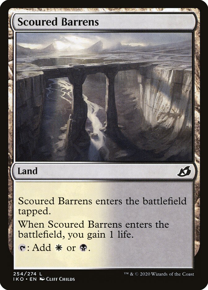Scoured Barrens card front