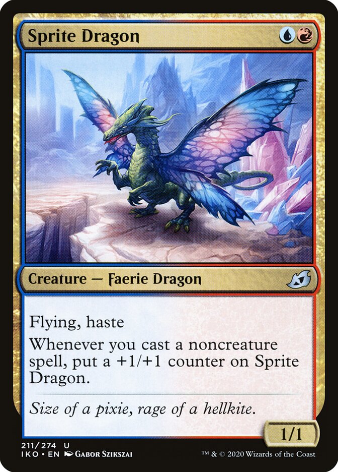 Sprite Dragon card front