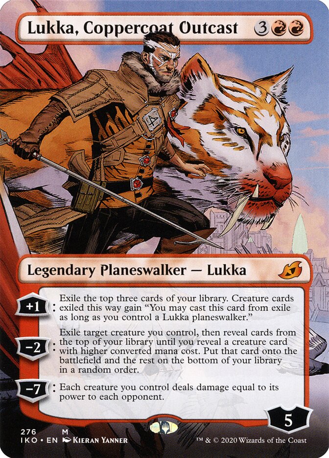 Lukka, Coppercoat Outcast card front