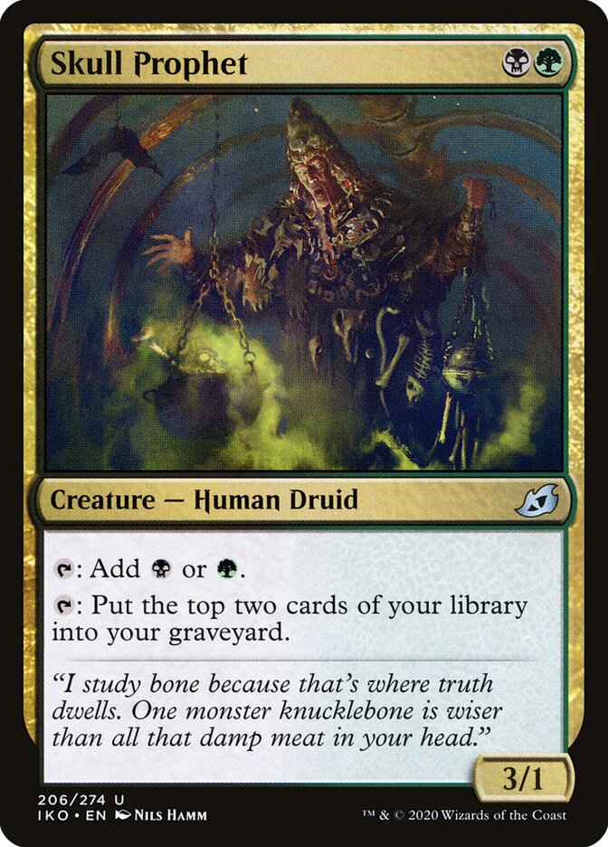 Skull Prophet card front