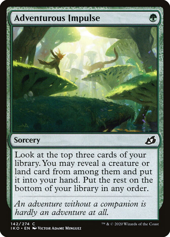 Adventurous Impulse card front