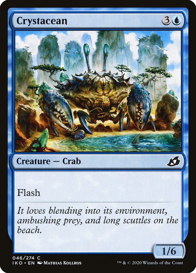 Crystacean card front
