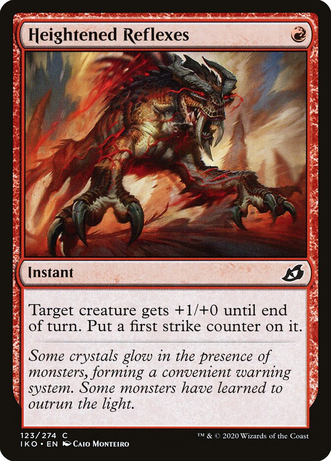 Heightened Reflexes card front