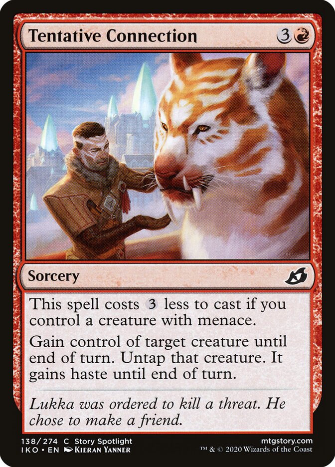 Tentative Connection card front