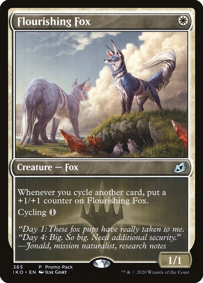 Flourishing Fox card front