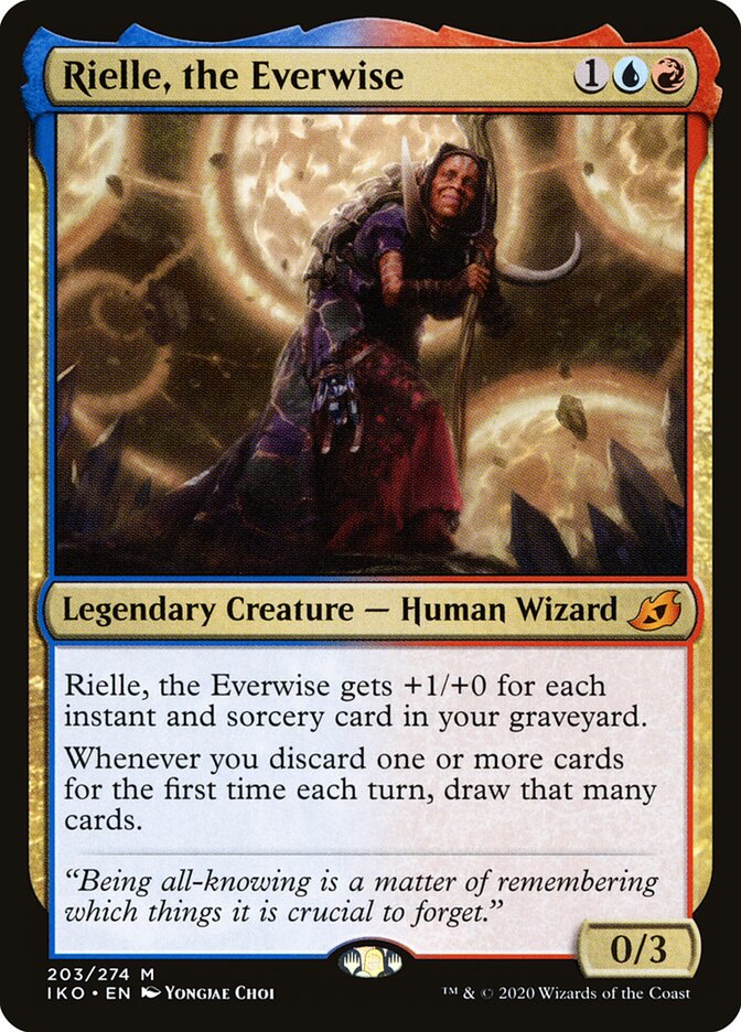 Rielle, the Everwise card front