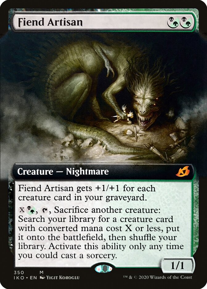 Fiend Artisan card front