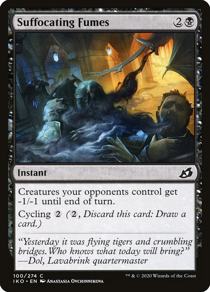 Suffocating Fumes card front