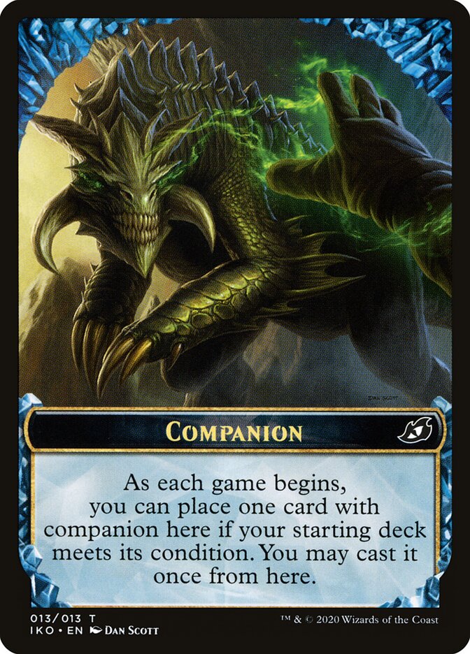 Companion card front