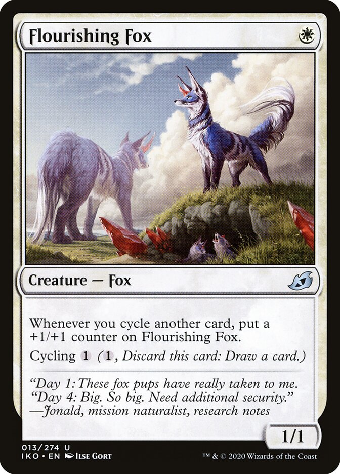 Flourishing Fox card front