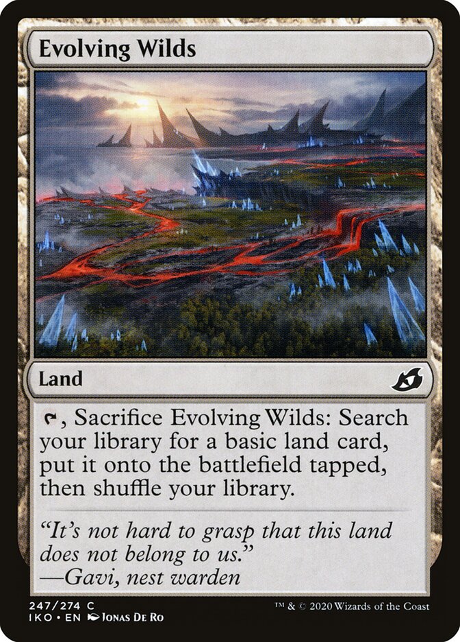 Evolving Wilds card front