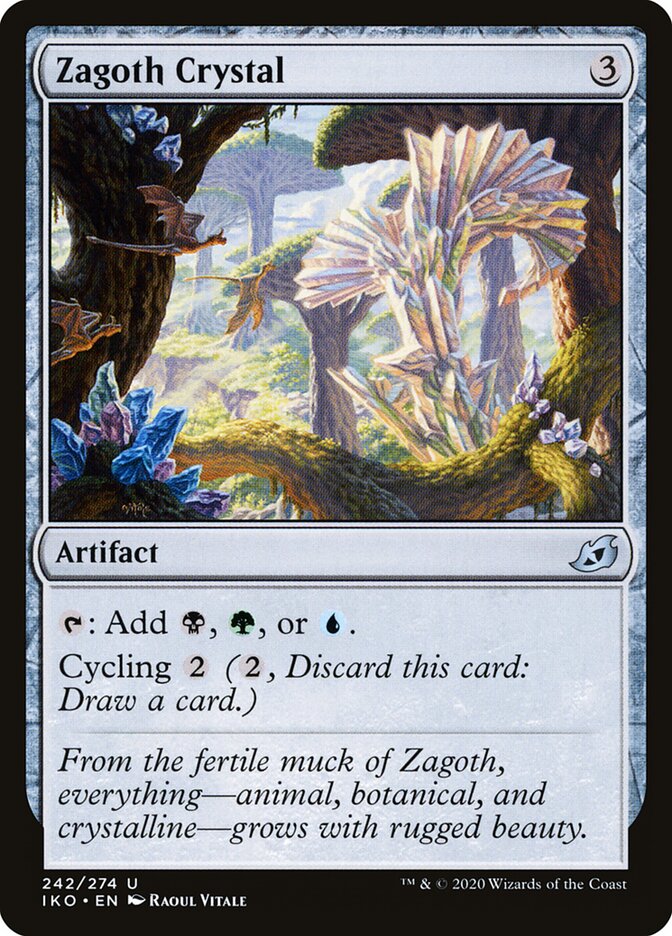 Zagoth Crystal card front