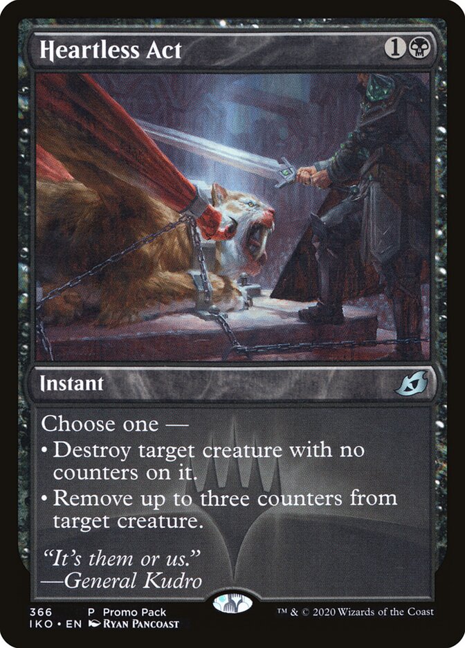 Heartless Act card front