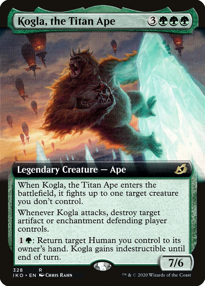 Kogla, the Titan Ape card front