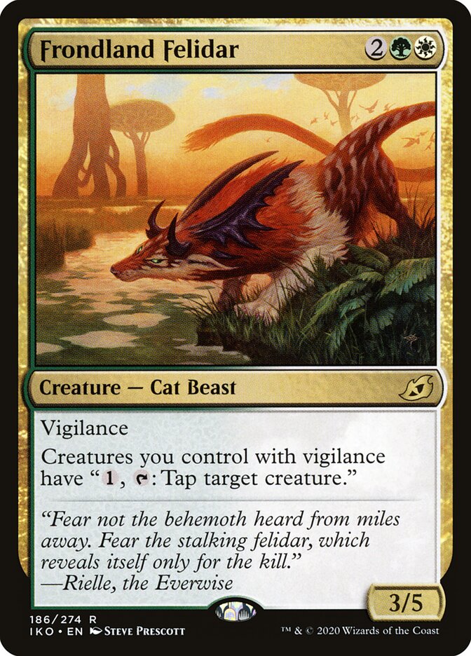 Frondland Felidar card front