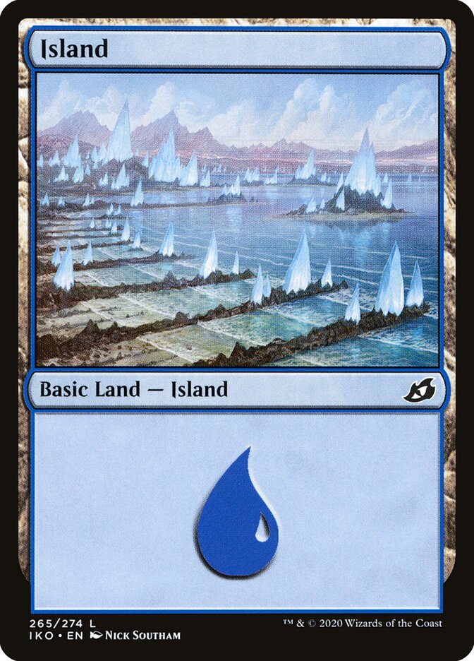 Island card front