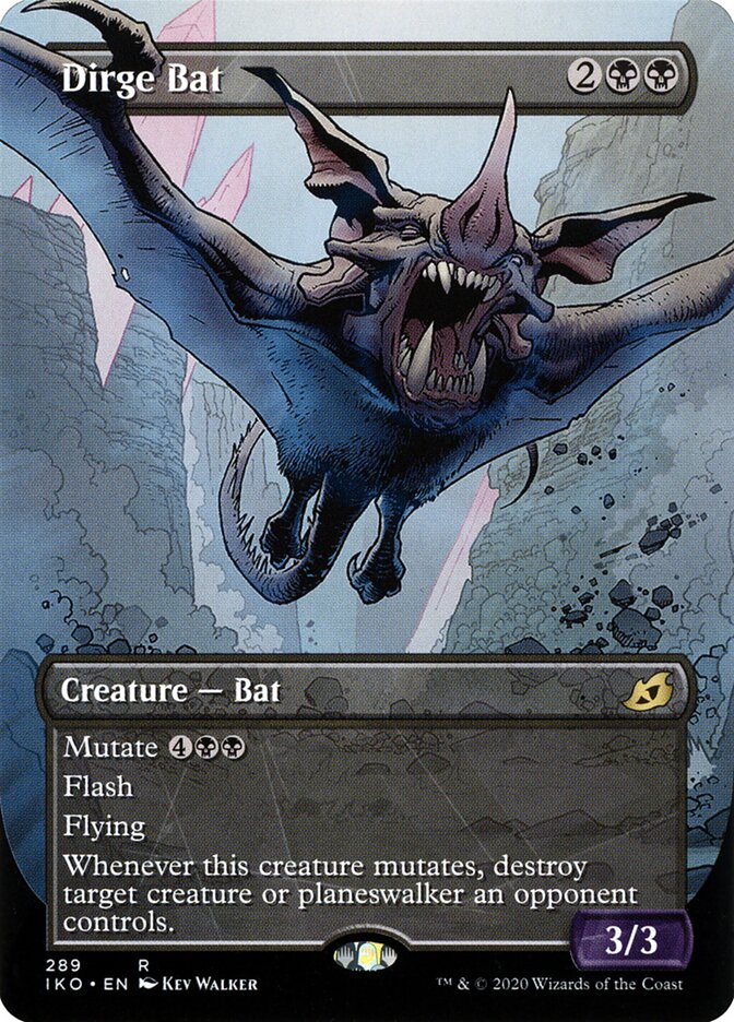 Dirge Bat card front