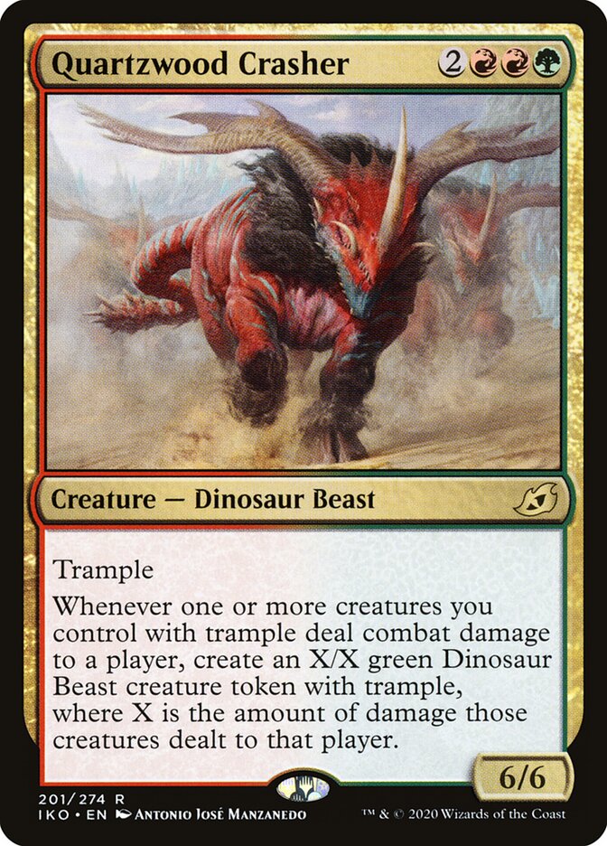Quartzwood Crasher card front