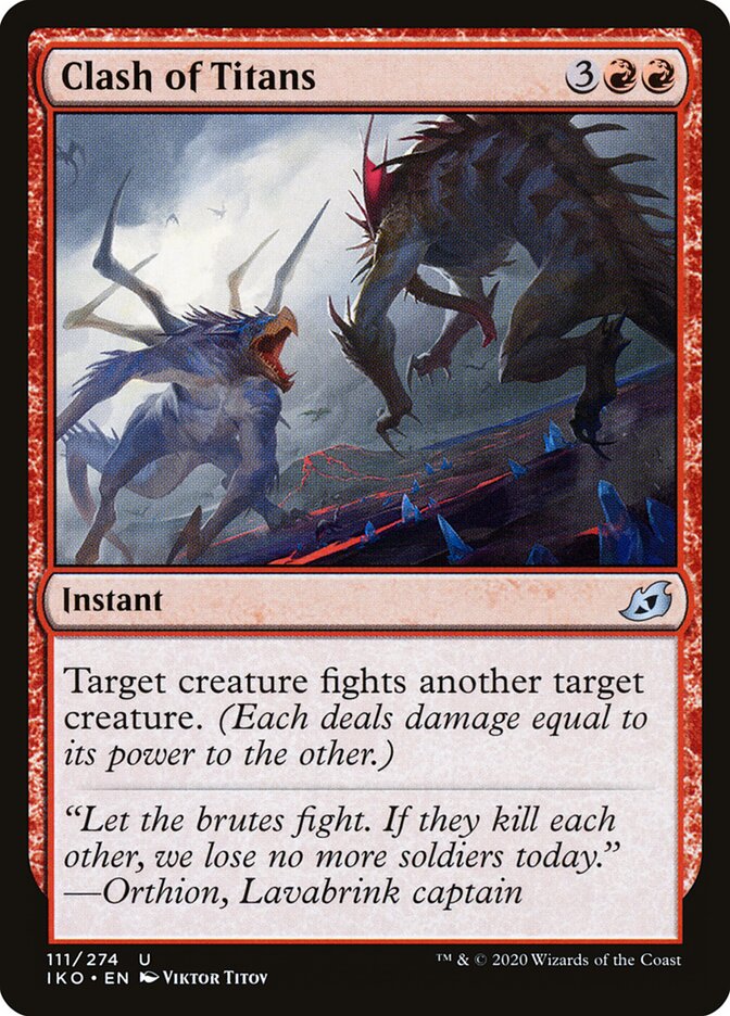 Clash of Titans card front