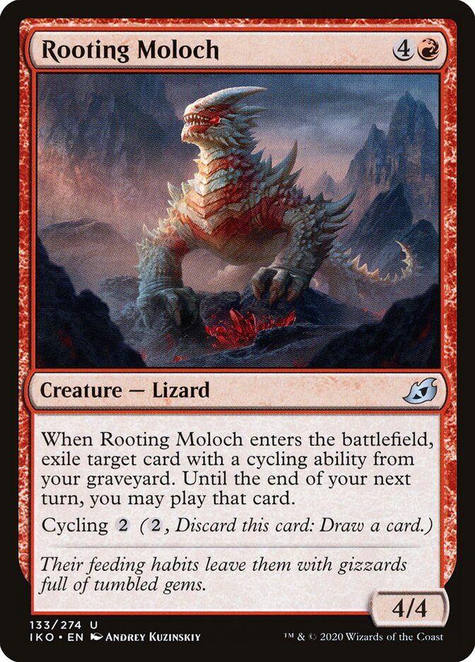 Rooting Moloch card front