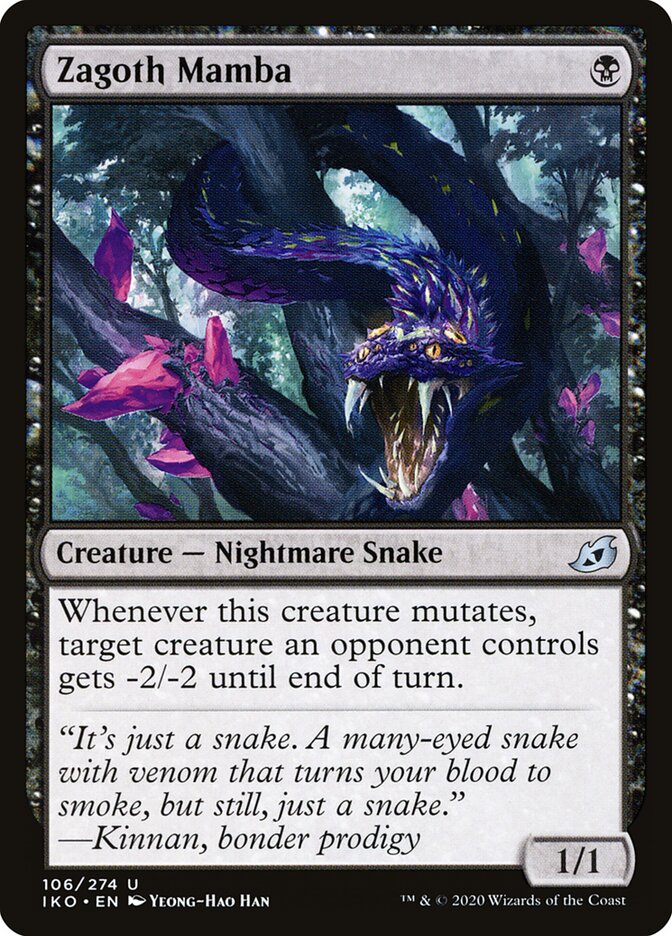Zagoth Mamba card front