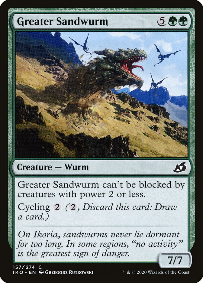 Greater Sandwurm card front