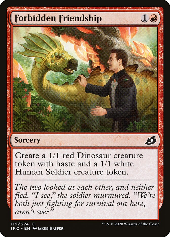 Forbidden Friendship card front