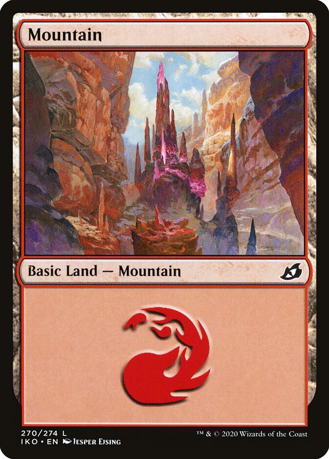 Mountain card front