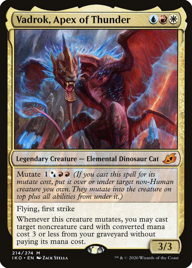 Vadrok, Apex of Thunder card front