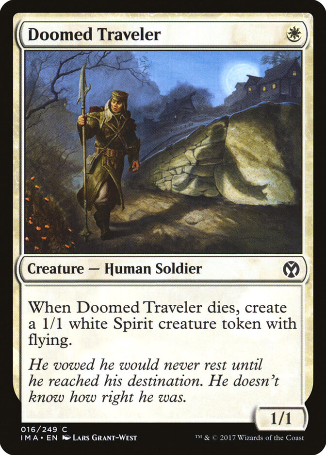 Doomed Traveler card front