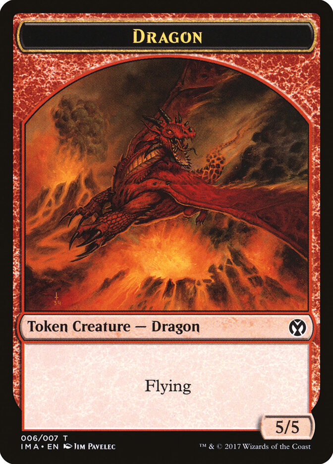 Dragon card front