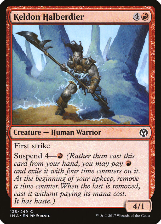 Keldon Halberdier card front