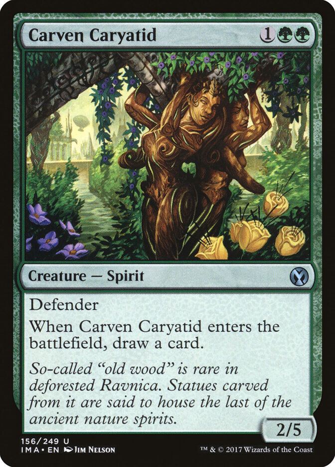 Carven Caryatid card front