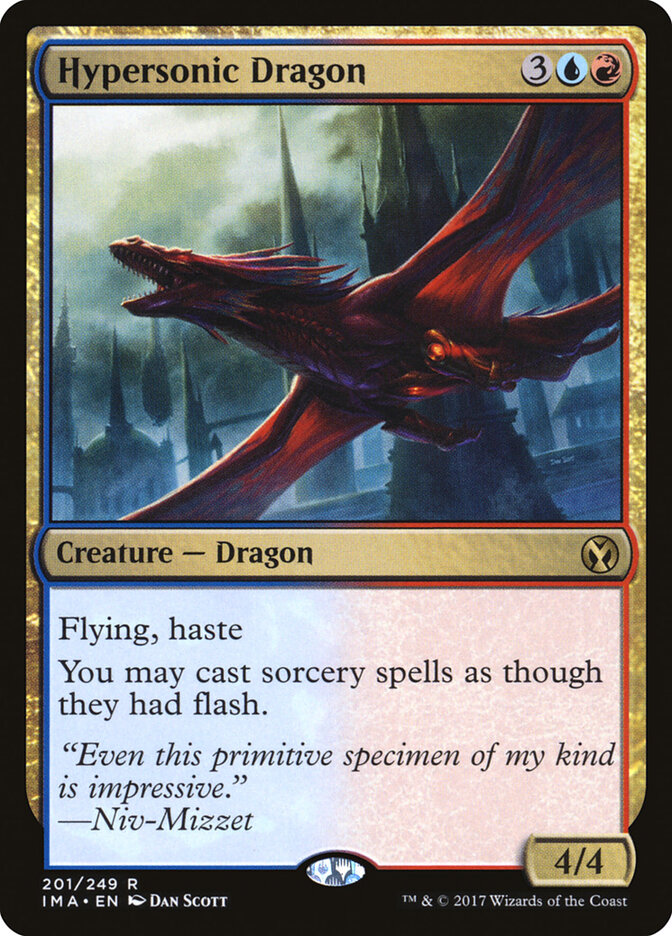 Hypersonic Dragon card front