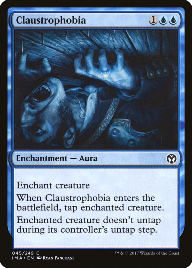 Claustrophobia card front