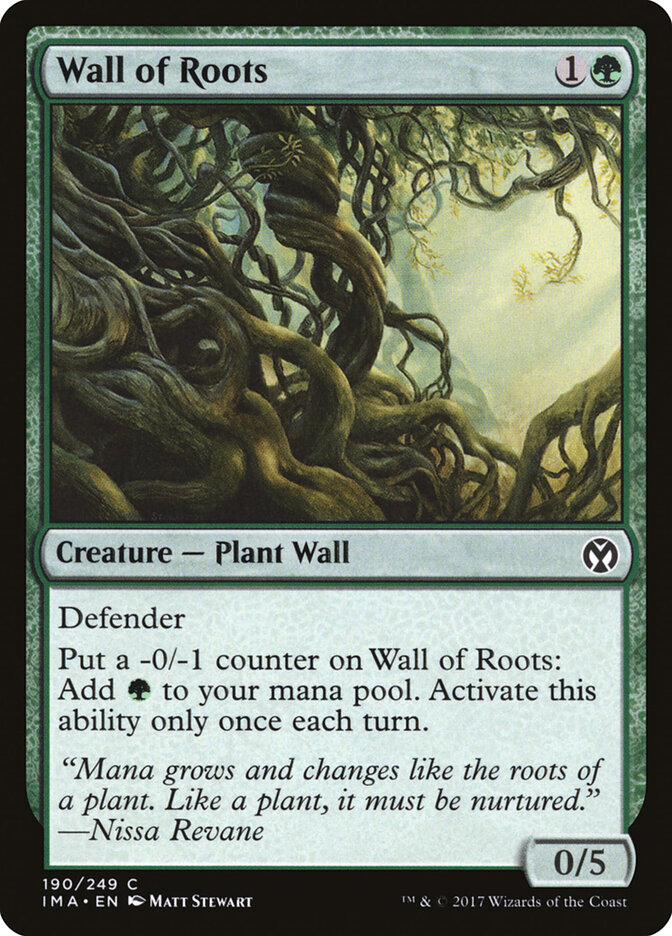 Wall of Roots card front