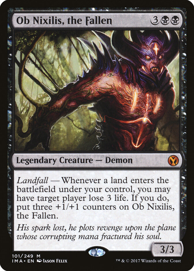 Ob Nixilis, the Fallen card front