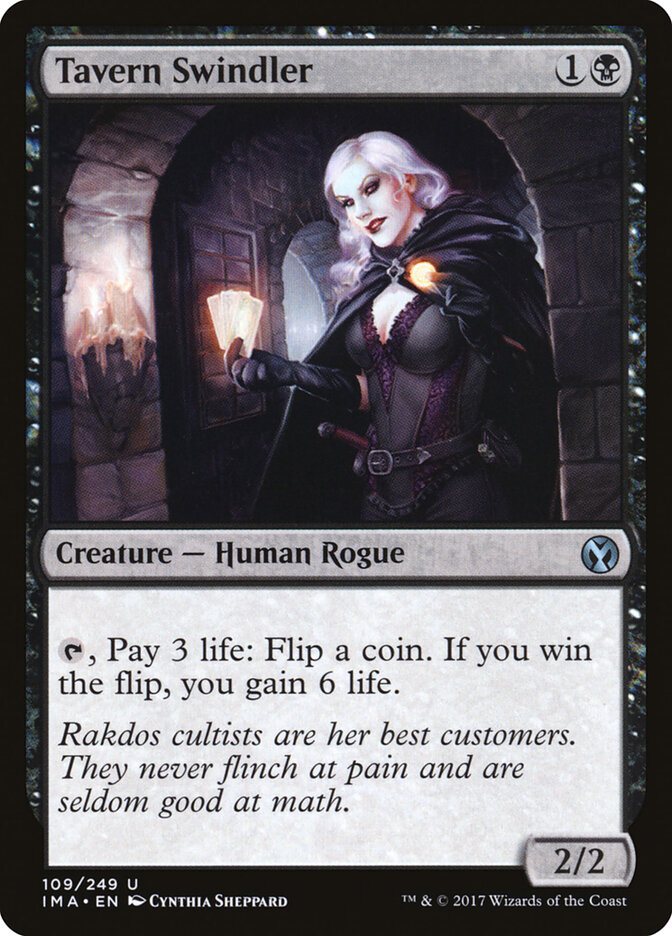 Tavern Swindler card front