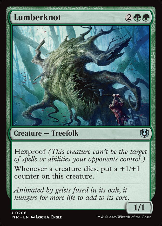 Lumberknot card front