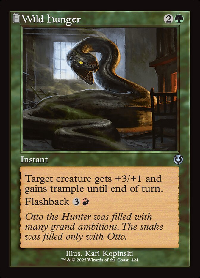 Wild Hunger card front