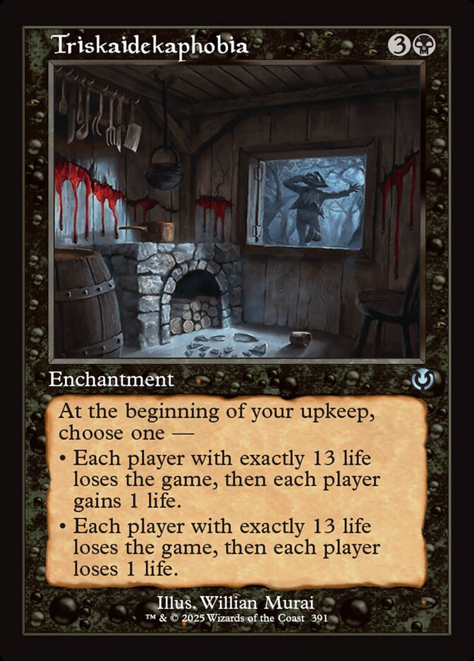 Triskaidekaphobia card front