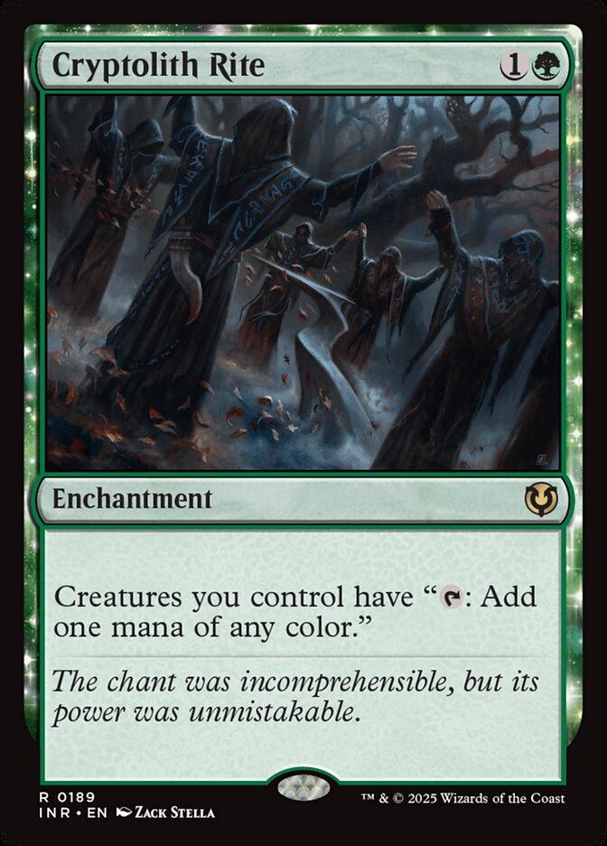 Cryptolith Rite card front