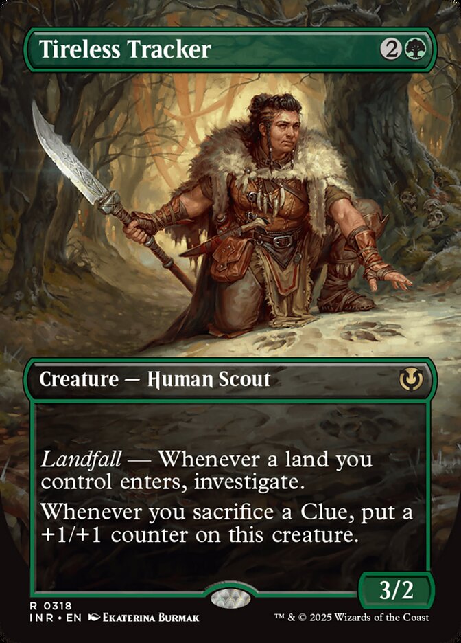 Tireless Tracker card front