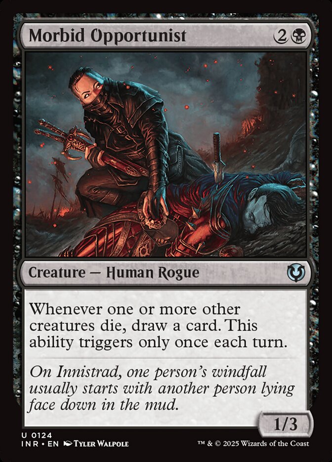 Morbid Opportunist card front